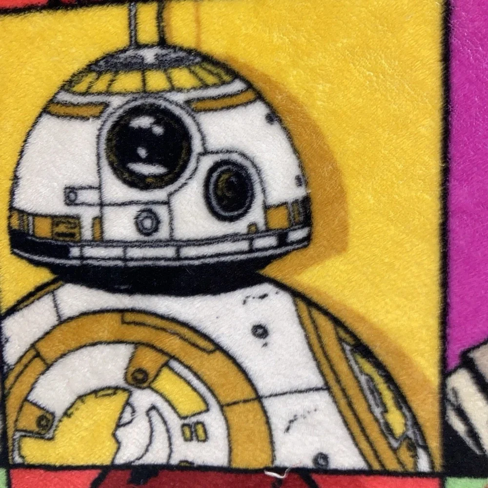 Vintage Star Wars Throw Plush Blanket‎ 39